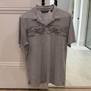 Travis Mathew Gray Camo Polo Shirt